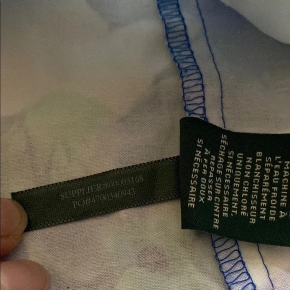 Ralph Lauren Blue Floral Mini Dress - Picture 8 of 11